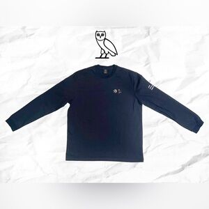 OVO Raptors Black Long Sleeve Tee
